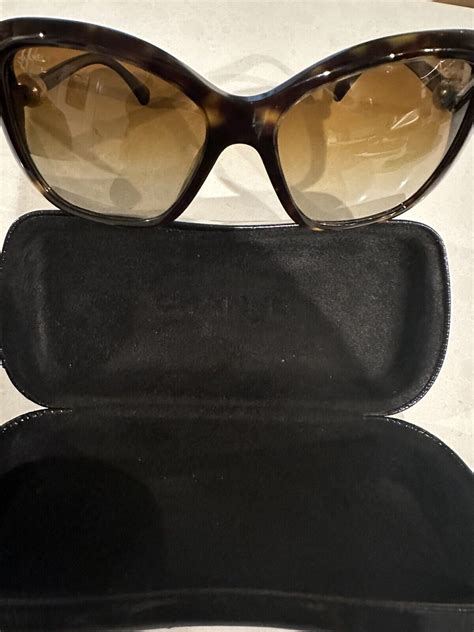 chanel sunglasses with pearl 5303h 714 s9 havana brown gradient